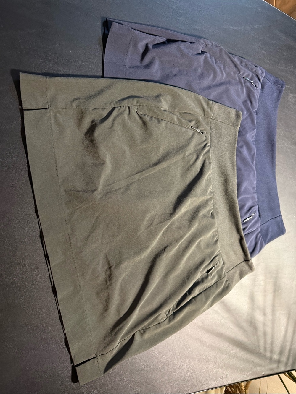 2 for the price of 1 Athleta Olive and Navy Soho Skorts